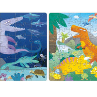 Mieredu - 2 In 1 Magnetic Puzzle Dinosaurs