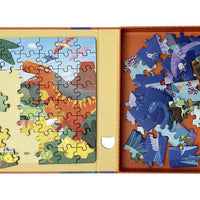 Mieredu - 2 In 1 Magnetic Puzzle Dinosaurs