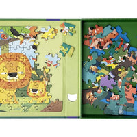 Mieredu - 2 In 1 Magnetic Puzzle Day And Night Jungle