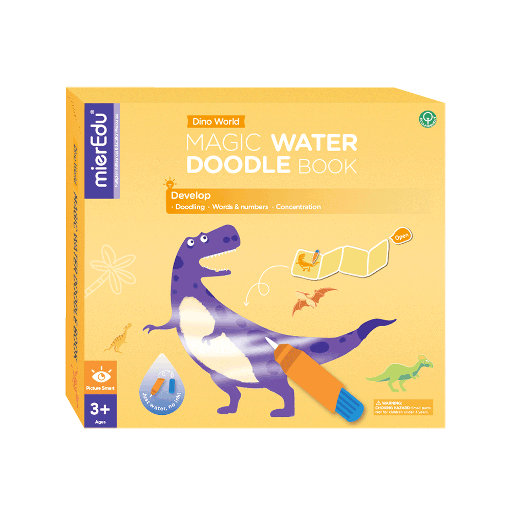 Mieredu - Magic Water Doodle Book Dino World