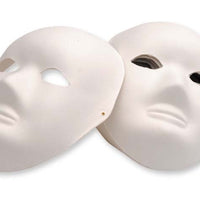 EC - Paper Mache Full Masks 24 piece