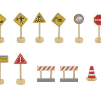 Kaper Kidz - Road Construction Traffic Sign Playset