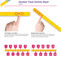 Junior Learning - Number Track Bubble Board
