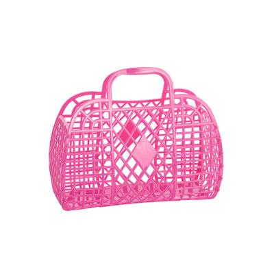 Sun Jellies - Retro Basket Small Berry Pink