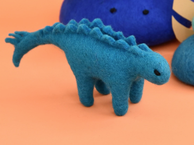 Dashdu - Felt Stegosaurus Small Assorted Colours