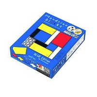 Mondrian Blocks Logic Game Blue