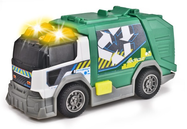 dickie toys light and sound garbage truck