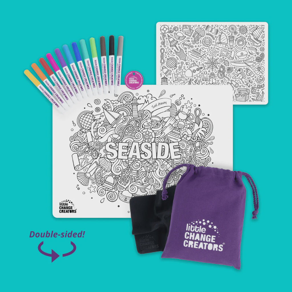 Little Change Creators - Re-Fun-Able Reusable Colouring Set Seaside