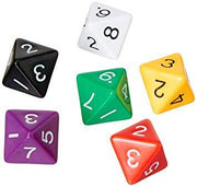 Dice 8 Face 1-8 1 Piece