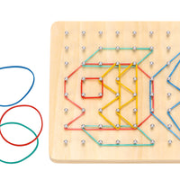 Tooky Toy - Rubber Band Geoboard
