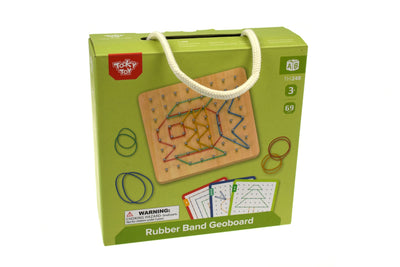 Tooky Toy - Rubber Band Geoboard