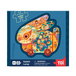Toi - Art Puzzle Rabbit Lamp 100 Piece