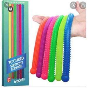 Stretchy Textured Noodles 30cm 6 Piece