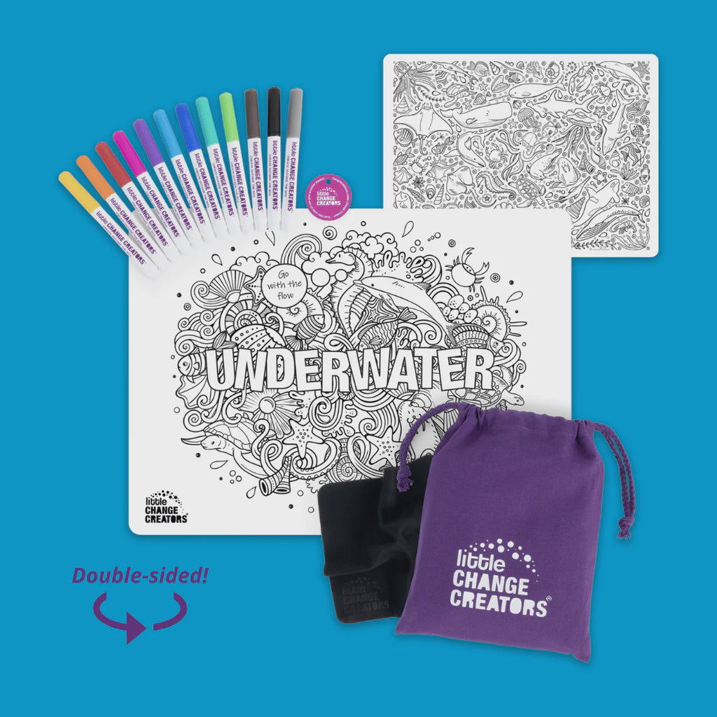 Little Change Creators - Re-Fun-Able Reusable Colouring Set Underwater