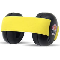 Ems For Kids - Baby Earmuffs Black With Yellow Headband