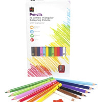 EC - Jumbo Colouring Triangular Pencils