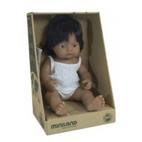 Miniland Dolls - 38cm Latin American Girl Boxed
