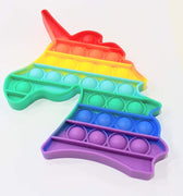 Bubble Pop It Fidget Toy Rainbow Unicorn