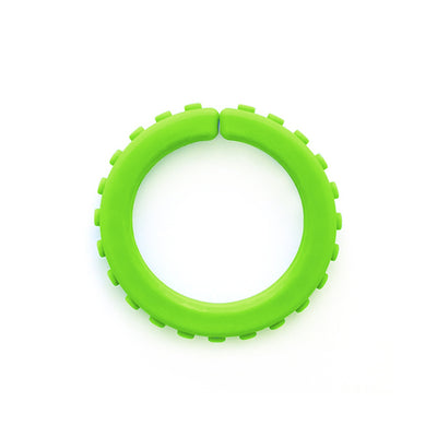 Ark Therapeutic - Brick Textured Chewable Bracelet Small Lime Green Xt-medium