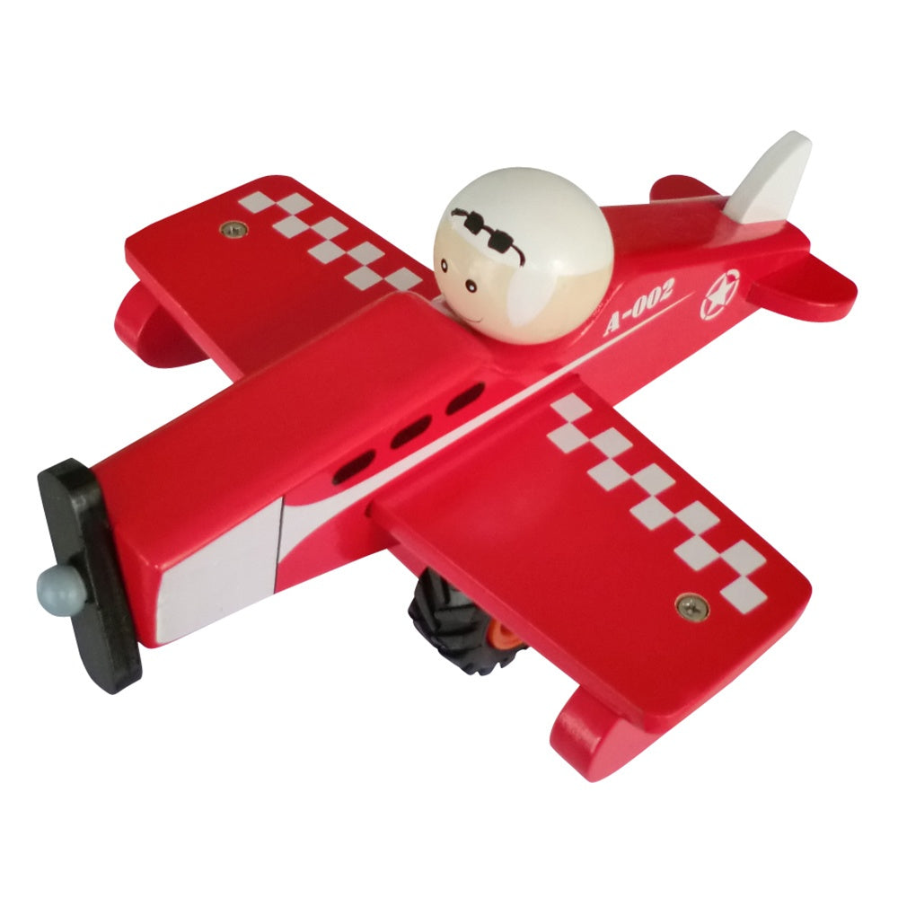 TOYSLINK Wooden Racing Car-Red TOYSLINK Wooden Racing Car-Red