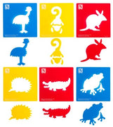 EC - Stencils Australian Animal Set 2 6 piece