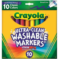 Crayola - Washable Classic Markers 10 piece