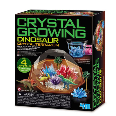 4m - Crystal Growing Dinosaur Crystal Terrarium