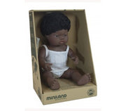 Miniland Dolls - 38cm African Boy Boxed