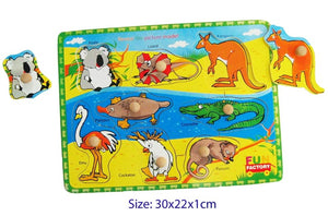 Fun Factory - Peg Puzzle Australian Animals
