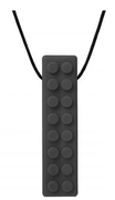 Ark Therapeutic - Chewable Necklace Textured Brick Stick XT-Medium Black