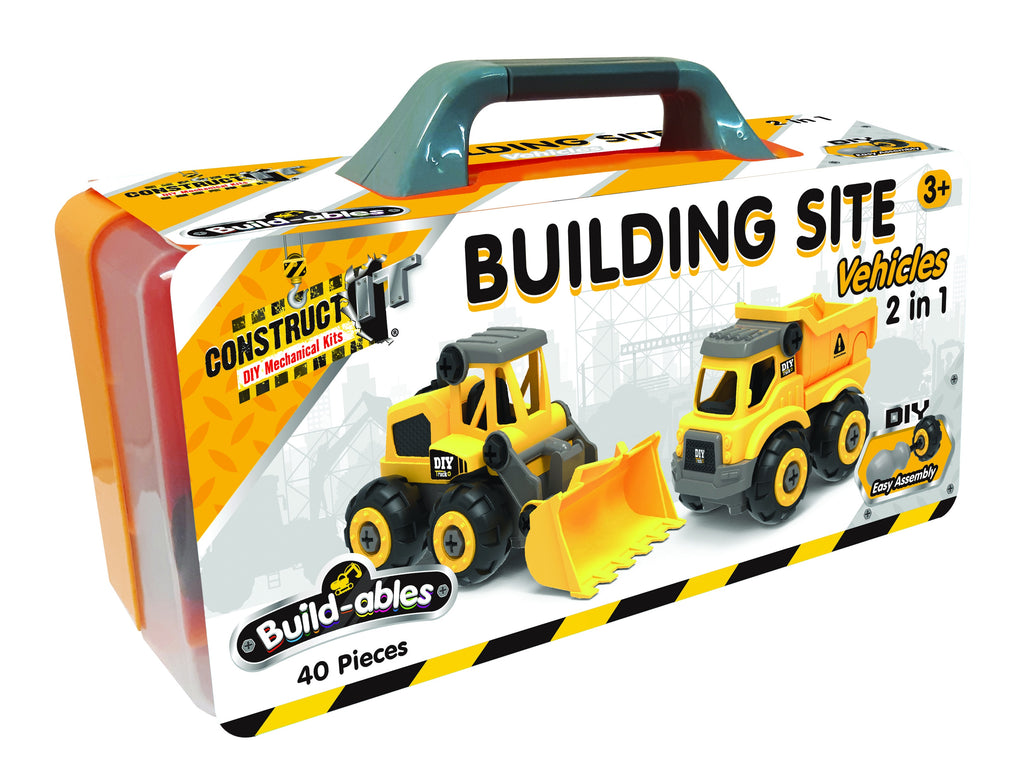 Construct It - Build-ables 2 In 1 Building Site Vehicles Set