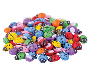 Zart - Wooden Ladybugs Assorted 200 Piece