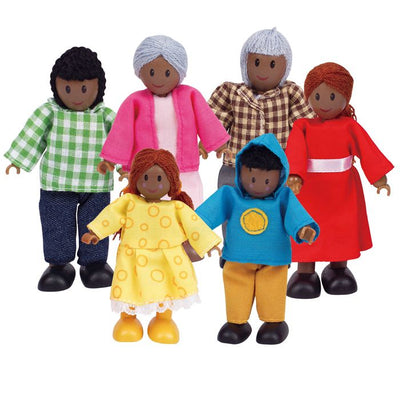 Hape - Doll Family African