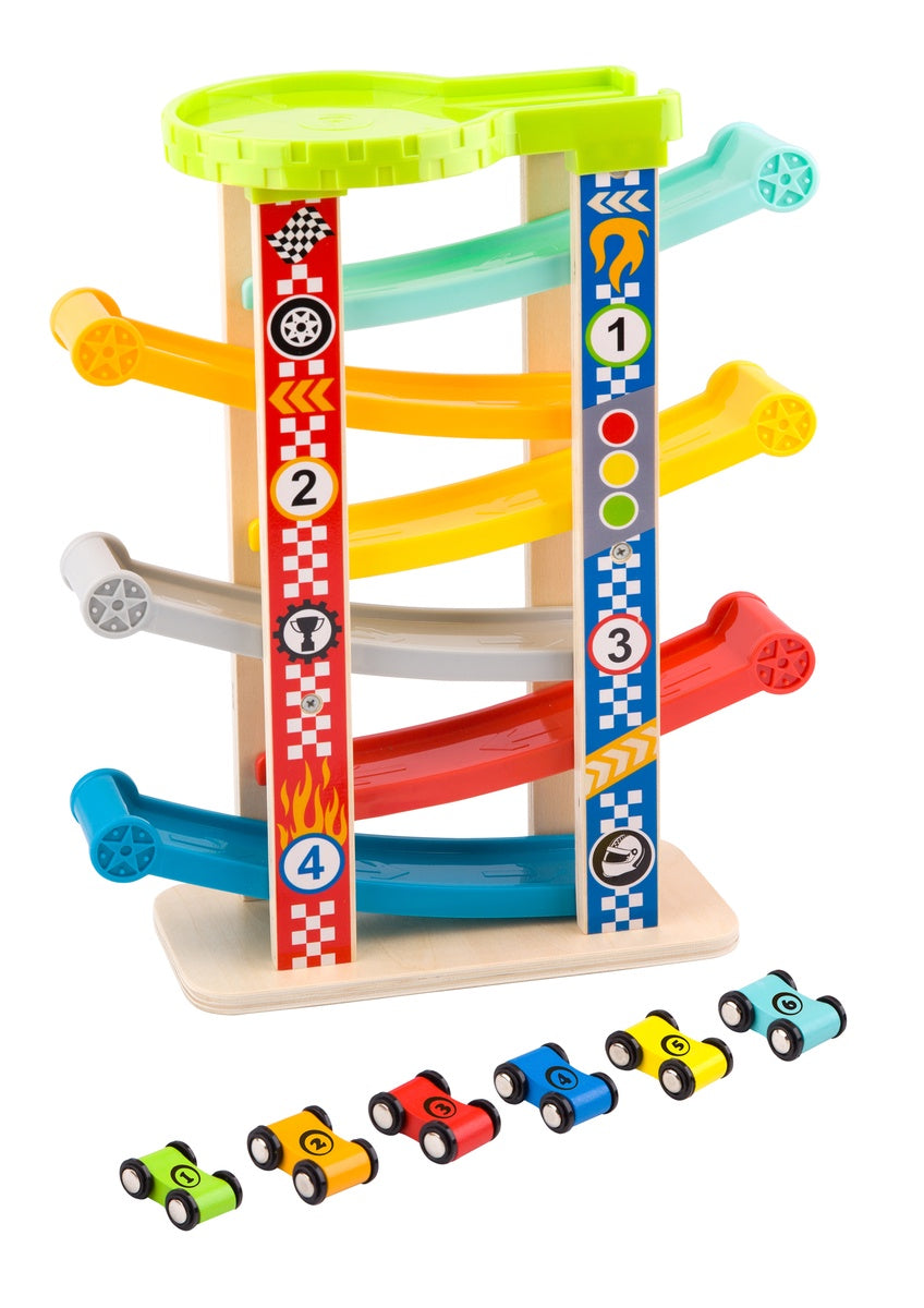 Tooky Toy - Sliding Car Tower Large