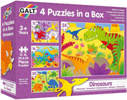 Galt - 4 Puzzles In A Box Dinosaurs