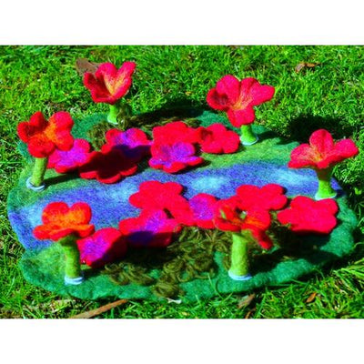 Himalayan Felt Co - Felt Mat Flower Stream