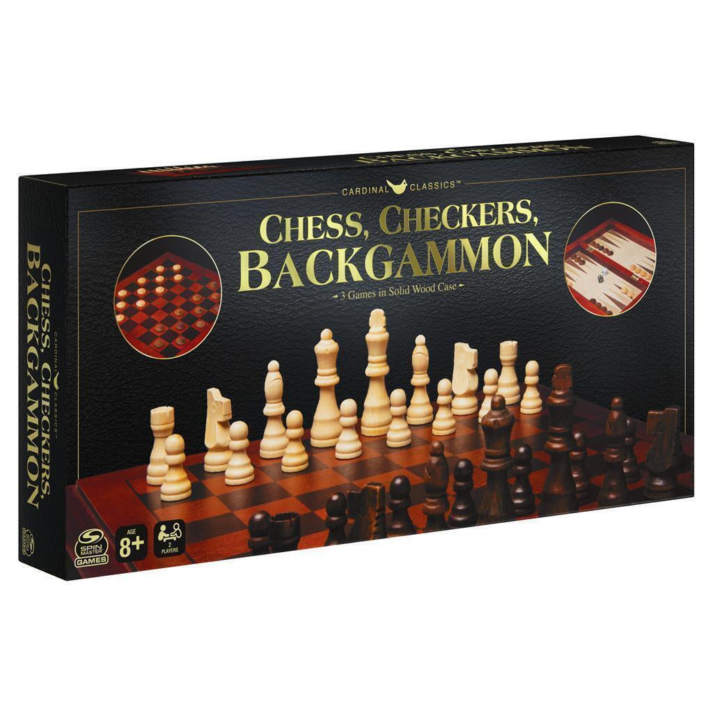 Cardinal Classics - Chess, Checkers, Backgammon