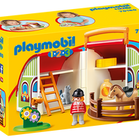 Playmobil - 123 My Take Along Pony Farm*