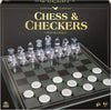 Cardinal Classics - Chess & Checkers with Glass Board