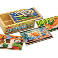 Melissa & Doug - Puzzles in a Box Pets