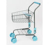 Metal Shopping Trolley Blue