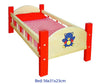 Viga - Dolls Bed Red with Bedding