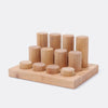 Grimms - Stacking Game Small Rollers Natural