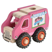Toyslink - Wooden Ice Cream Truck with Driver