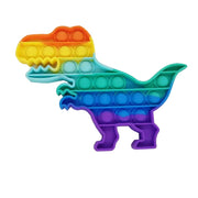 Bubble Pop It Fidget Toy Rainbow Dinosaur