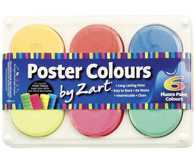 Zart - Poster Colours Palette Fluoro