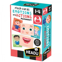 Headu - Montessori Flash Cards Emotions and Actions