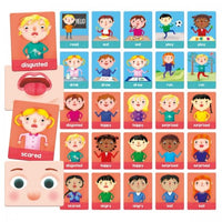 Headu - Montessori Flash Cards Emotions and Actions