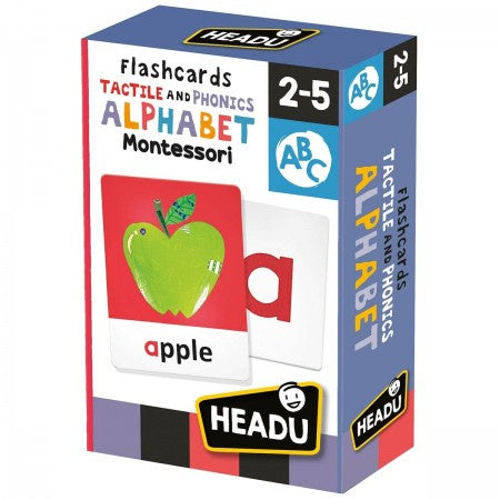 Headu - Montessori Flashcards Tactile and Phonics Alphabet