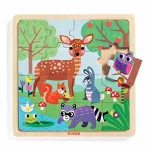 Djeco - Wooden Puzzle Forest